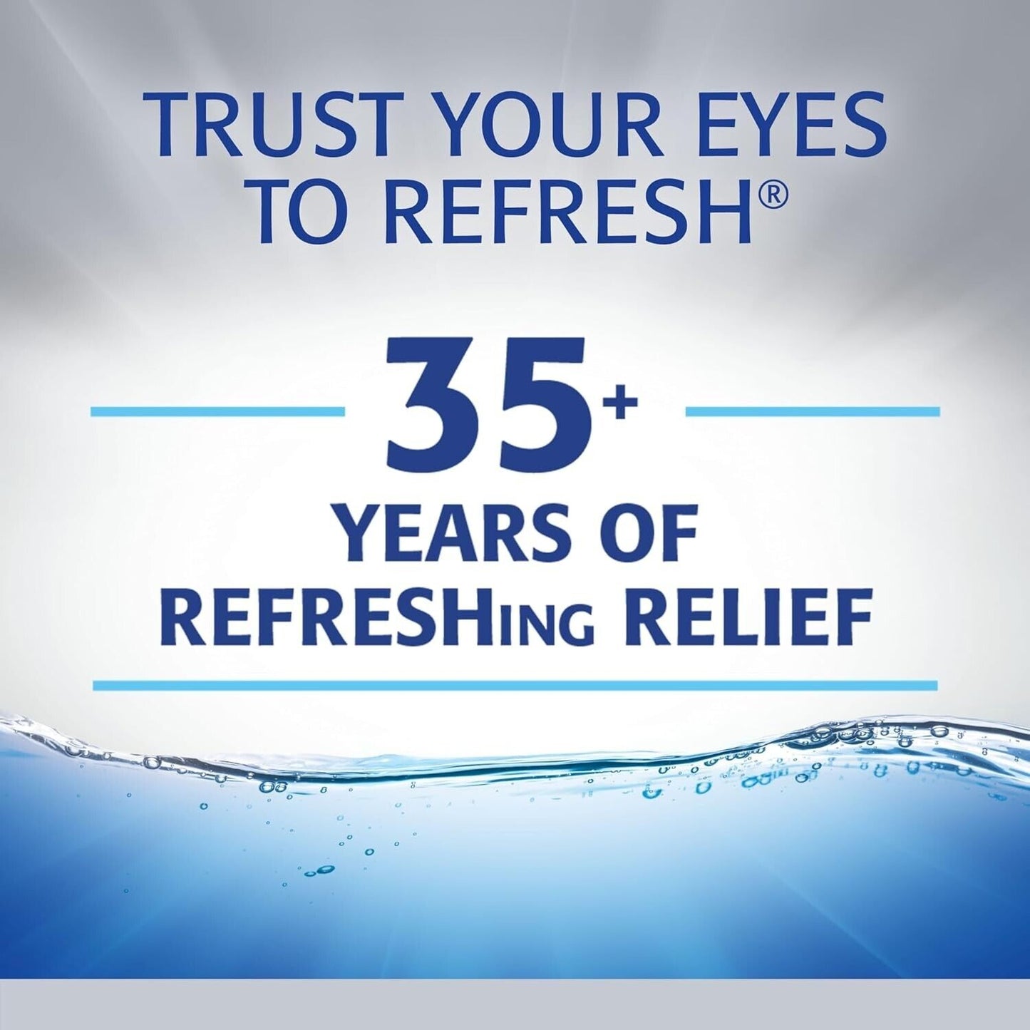 Refresh Optive Advanced Lubricant Eye Drops Triple Action Relief - 10mL Bottle