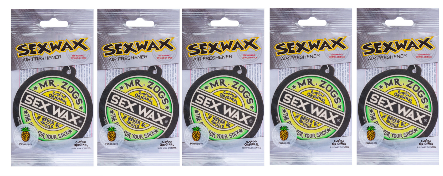 SEX WAX Air Freshener Coconut/Straw/Pineapple SEXWAX Mr Zogs - SAME DAY SHIPPING