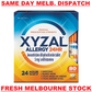 XYZAL ALLERGY 24HR RAPID HAYFEVER RELIEF CETIRIZINE 5MG - 80 TABLETS EXP. 10/25