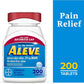 Aleve Easy-Open Arthritis Cap 200 Tablet 12HR Headache Pain Relief Fever Reducer