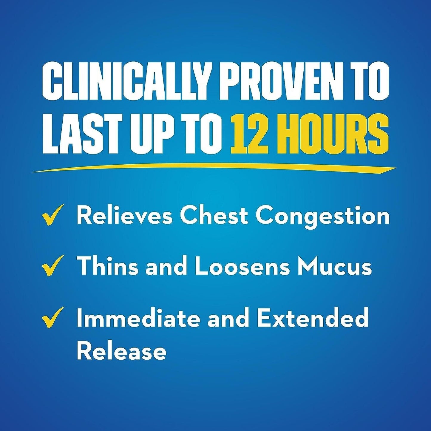 Mucinex Guaifenesin 600mg Expectorant Chest Congestion Loosens Mucus 40 Tablets