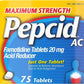 PEPCID AC Famotidine 20mg MAX STRENGTH 75ct Acid Reducer Reflux Heartburn Relief