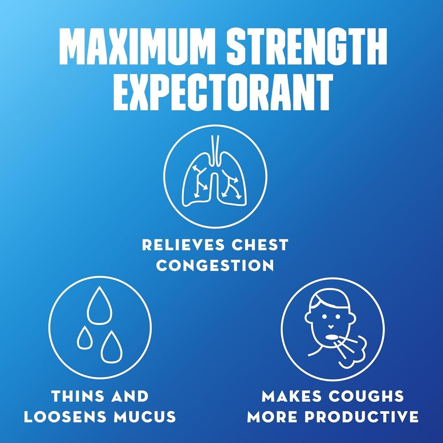 Mucinex Guaifenesin 1200mg Expectorant MAXIMUM STRENGTH Loosens Mucus 28 Tablets