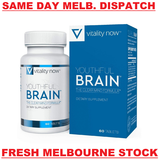 Youthful Brain Memory & Brain Health Support Supplement Doctor Formulated 60 Tab
