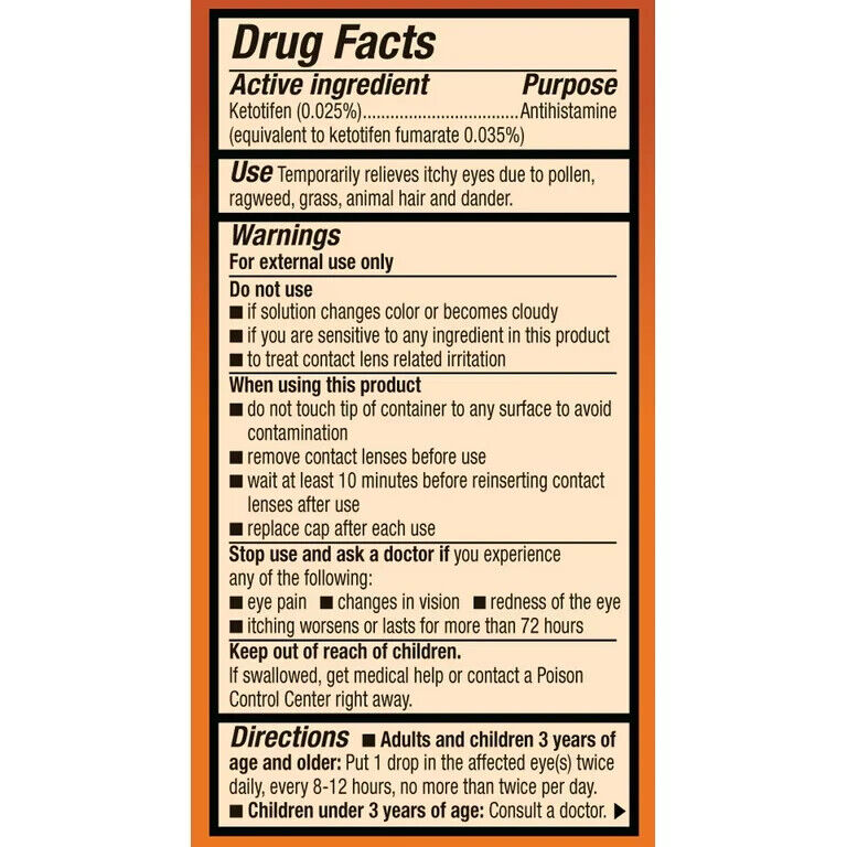 Systane Zaditor Eye Itch Relief - Allergy Eye Drops + Antihistamine 2 x 5mL 2PK