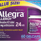 ALLEGRA ALLERGY FEXOFENADINE 180MG (SAME AS TELFAST 180MG) 60 GELCAPS EXP. 09/24