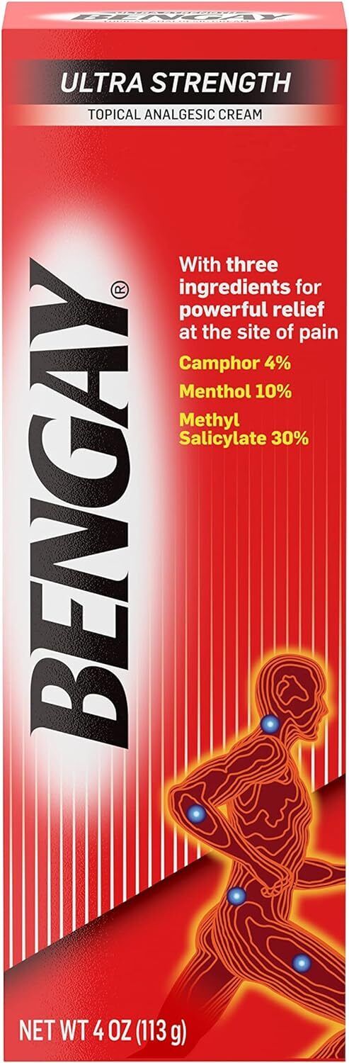 Ultra Strength Bengay Topical Back Pain Relief Cream 113g / 226g - EXP 01.26
