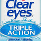 Clear Eyes Lubricants Maximum Triple Action Redness Relief Eye Drops 15mL NEW