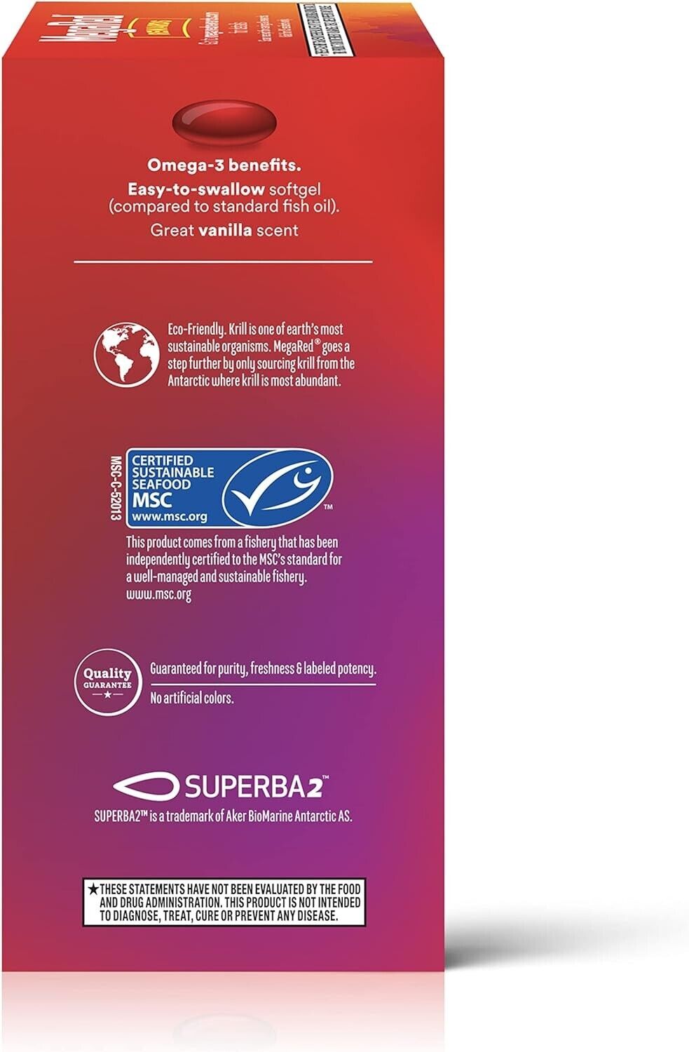 MegaRed Antarctic Krill Oil 350mg 120 Softgels Omega-3s EPA DHA and Astaxanthin