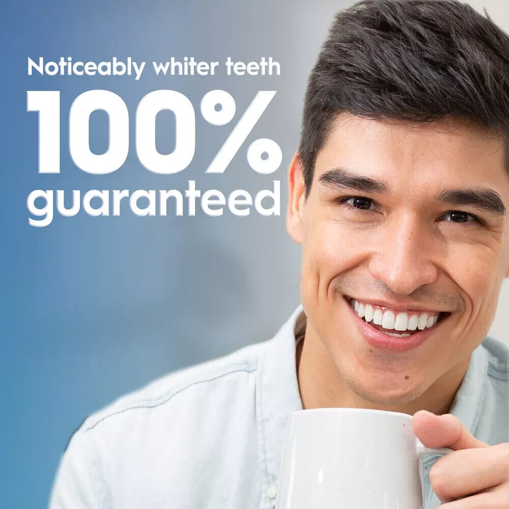 Crest 3D Whitestrips SENSITIVE + LED LIGHT Dental Teeth Whitening Kit 28 Strips