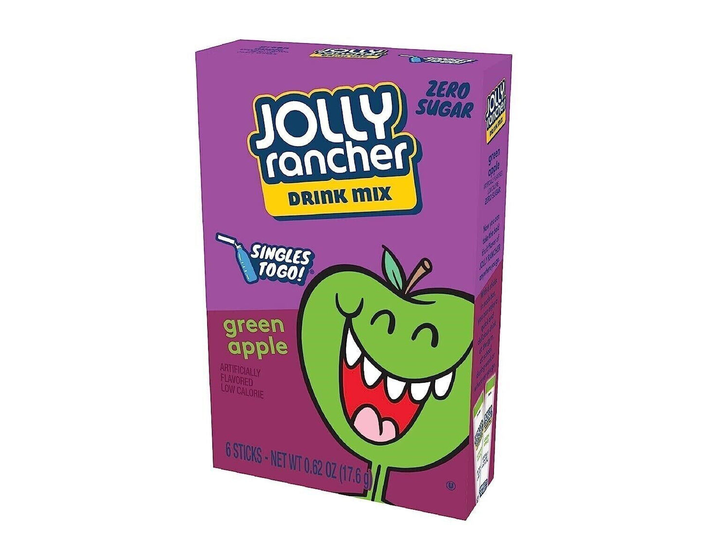 Jolly Rancher Drink Mix (sugar free powder) - 6 Flavour Choices - 6 Servings