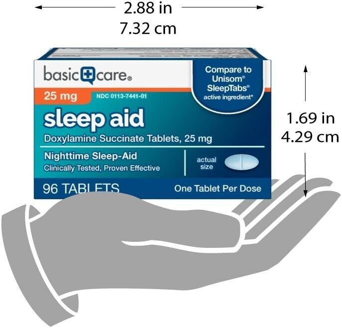 Amazon Care SLEEP AID 25mg 192 Tablets FRESH MELBOURNE STOCK - FREE EXPRESS POST