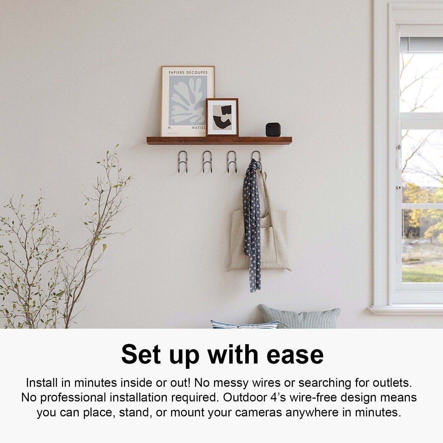 Blink Home Wireless Security Camera Outdoor Weather Resistant Battery Powered