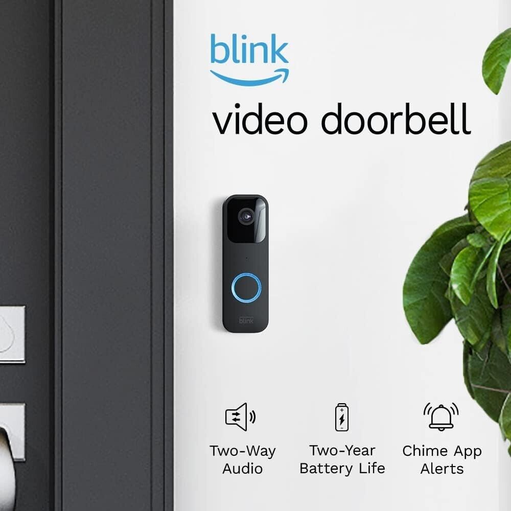 Blink Video DoorBell + Sync Module 2 Intercom WiFi Door Bell Wireless HD Camera