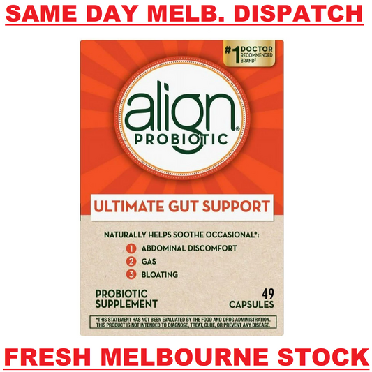 Align Probiotic Supplement - ULTIMATE GUT SUPPORT - 1-Billion CFU - 49 Capsules