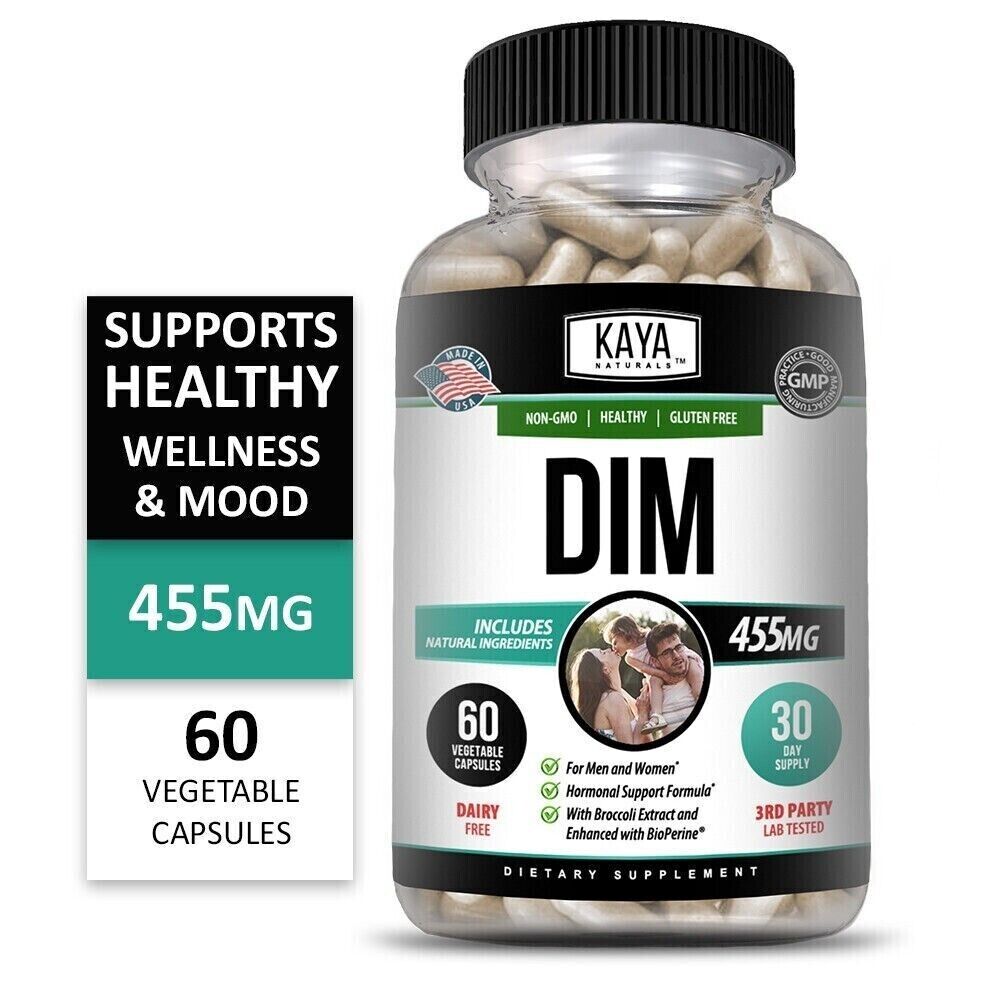 DIM DIINDOLYLMETHANE 455mg MAXIMUM STRENGTH 60 Capsules - FREE EXPRESS POST!