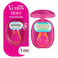 Gillette Venus Mini Extra Smooth Razor - 1 Handle, 1 Refill Blade + Travel Case