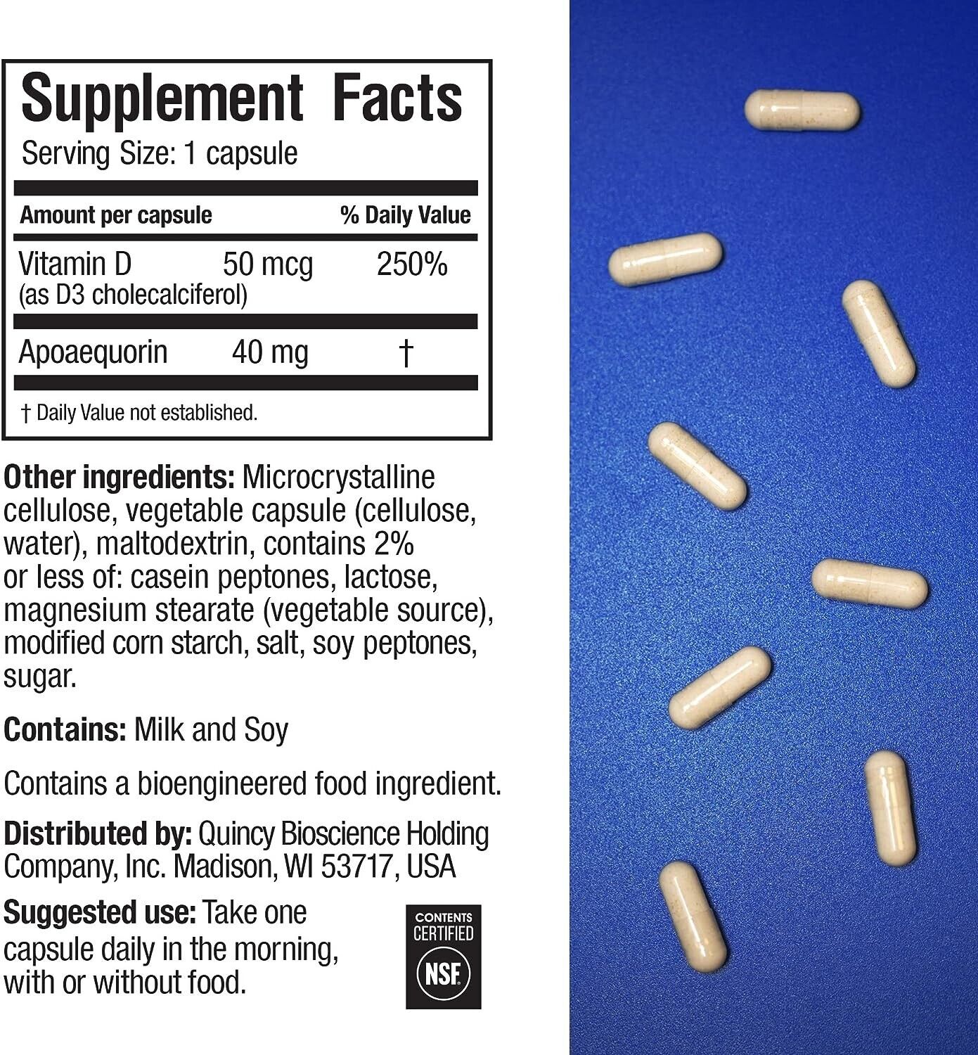 Prevagen Improves Memory PROFESSIONAL FORMULA 40mg Support Brain Function 30 Cap