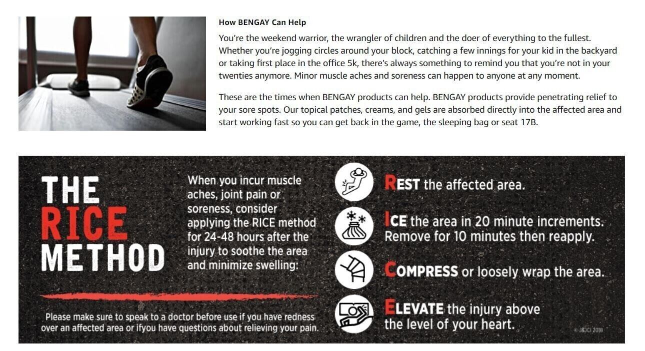 Ultra Strength Bengay Topical Back Pain Relief Cream 113g / 226g - EXP 01.26