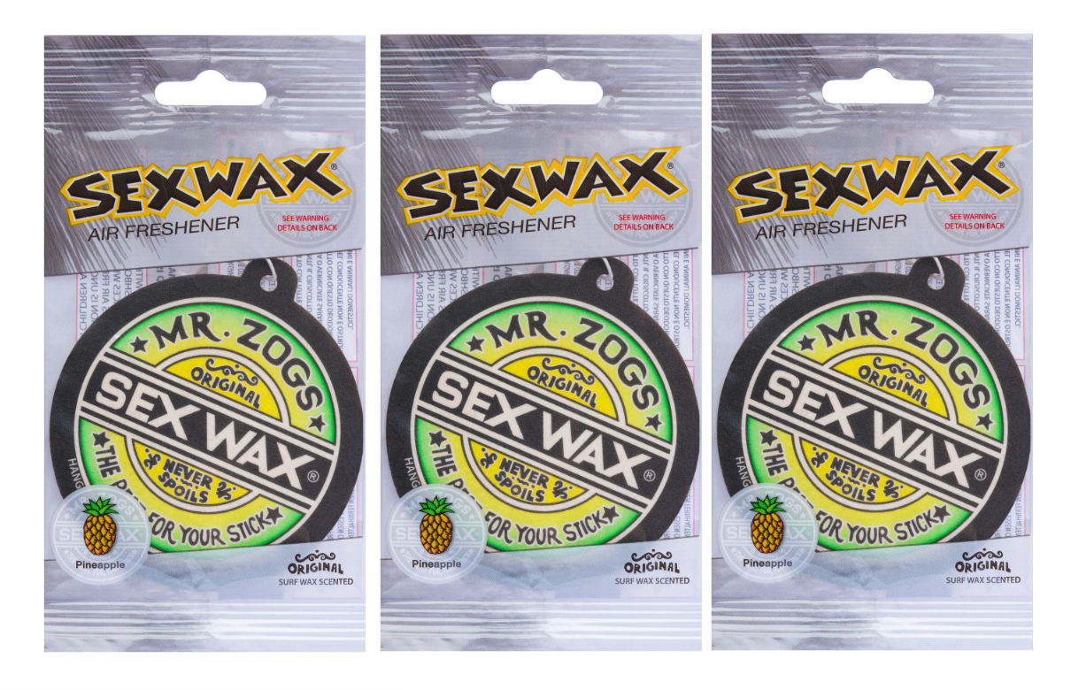 SEX WAX Air Freshener Coconut/Straw/Pineapple SEXWAX Mr Zogs - SAME DAY SHIPPING