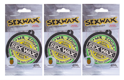 SEX WAX Air Freshener Coconut/Straw/Pineapple SEXWAX Mr Zogs - SAME DAY SHIPPING