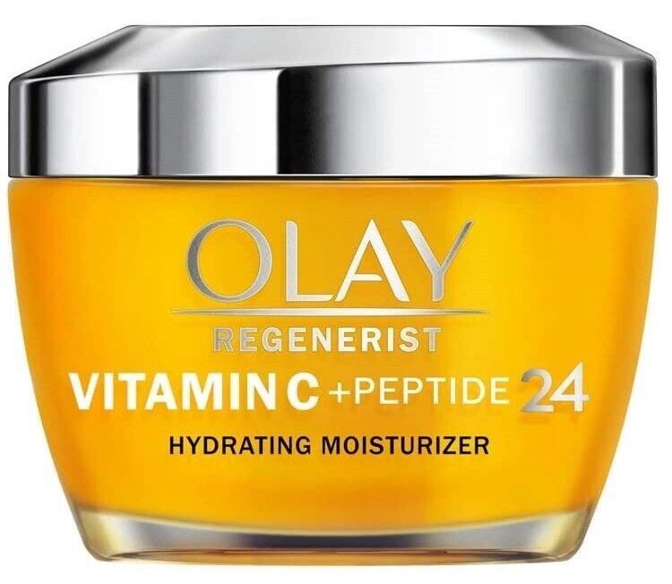 Olay Regenerist Vitamin C + Peptide 24 Hydrating Moisturiser Face Cream - 48g