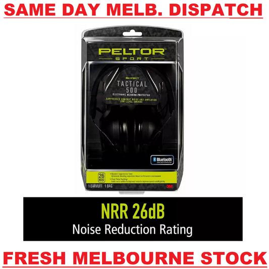 3M Peltor Sport Tactical 500 NRR 26 dB Electronic Bluetooth Hearing Protector