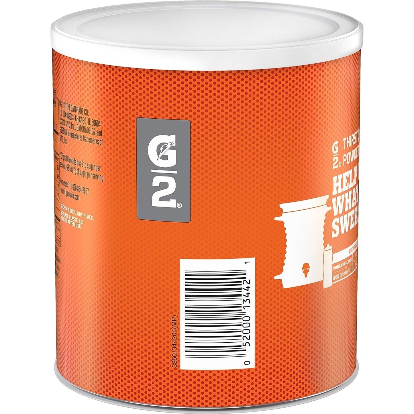 Gatorade G2 LOW SUGAR Electrolyte Sports Powder FRUIT PUNCH - 551g (Makes 22L)