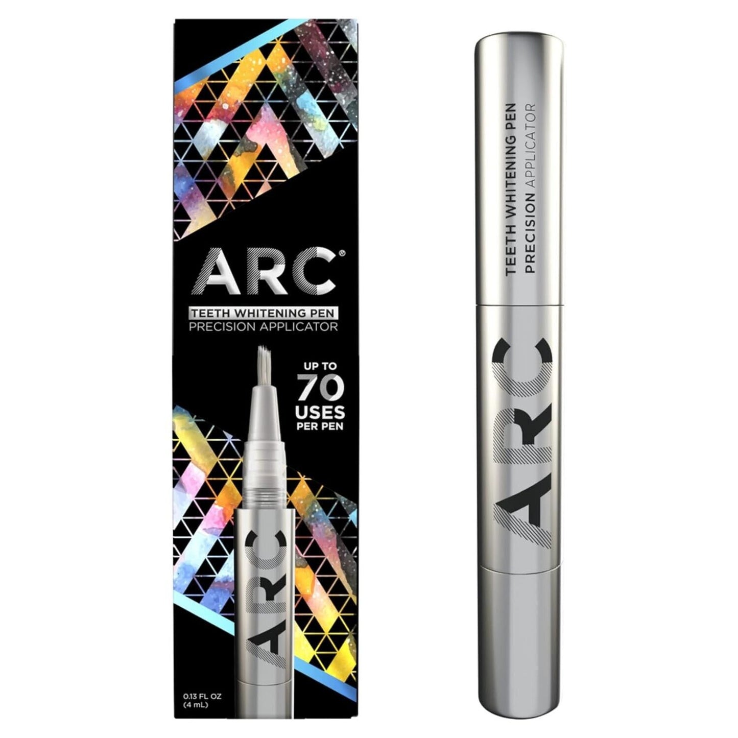ARC Teeth Whitening Pen - Precision Applicator - Instant On-The-Go Whitening 4mL