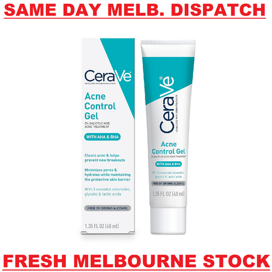 CeraVe Acne Control Gel 2% Salicylic Acid Treatment + AHA & BHA 40mL BRAND NEW