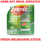 ZYRTEC CETIRIZINE 10MG 24HR ALLERGY & HAYFEVER RELIEF 40 GELCAPS EXP. 10/2024
