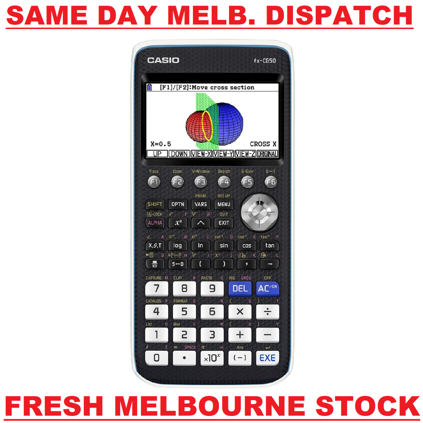 Casio Colour FX-CG50 Graphic Calculator FREE SHIPPING