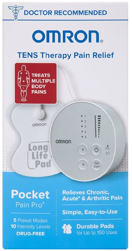 OMRON Pocket Pain Pro - TENS Therapy Pain Relief Muscle Tension Arthritis PM400