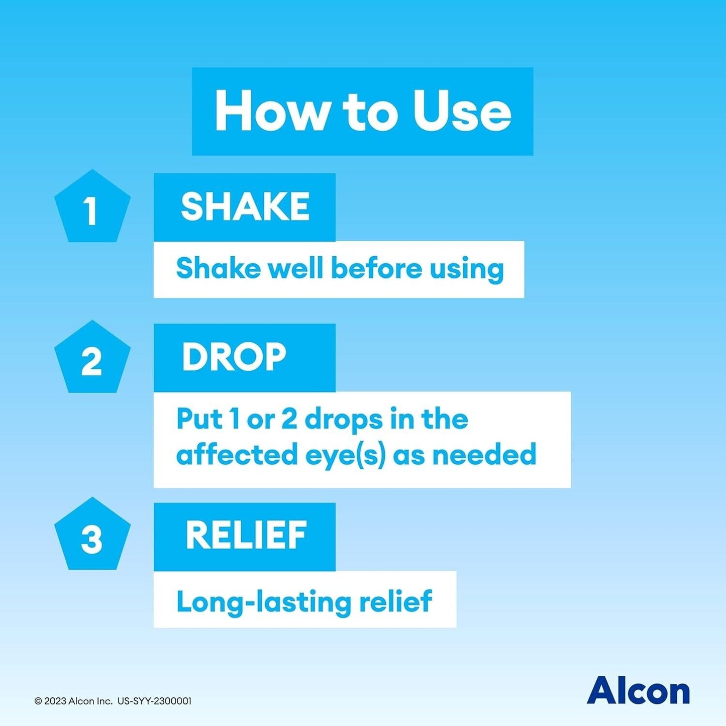 Systane Lubricant Eye Drops HYDRATION PF Preservative-Free Dry Eye Relief 10mL