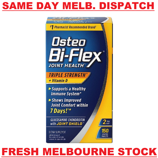 Osteo Bi-Flex Joint Health TRIPLE STRENGTH + Vitamin D Immune Support - 150 Tabs