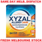 XYZAL ALLERGY 24HR RAPID HAYFEVER RELIEF CETIRIZINE 5MG - 55 TABLETS EXP. 03/25