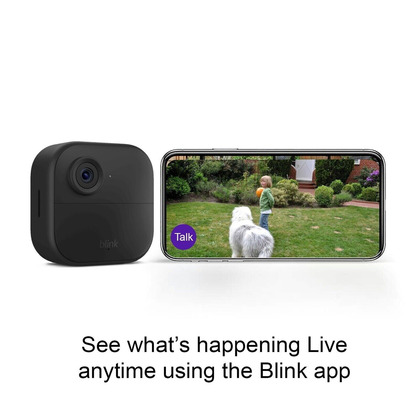 Blink Home Wireless Security Camera Outdoor Weather Resistant Battery Powered