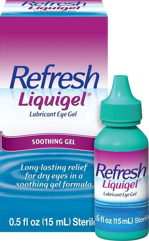 Refresh Liquigel Lubricant Eye Gel Drops Soothing Gel Formula for Dry Eyes 15mL