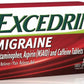 Excedrin Migraine Coated Caplets 300 Caps Headache Pain Relief