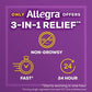 ALLEGRA ALLERGY FEXOFENADINE 180MG (SAME AS TELFAST 180MG) 90 TABLETS EXP. 01/25