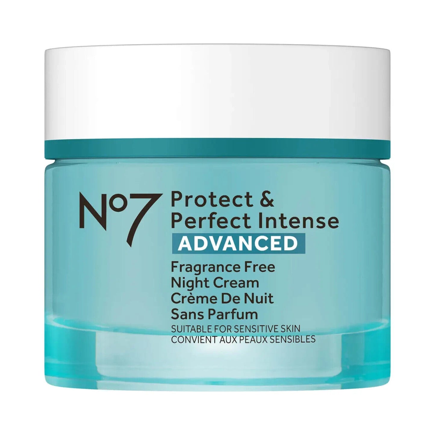 Boots No7 Protect & Perfect Intense Advanced - FRAGRANCE FREE NIGHT CREAM - 50mL