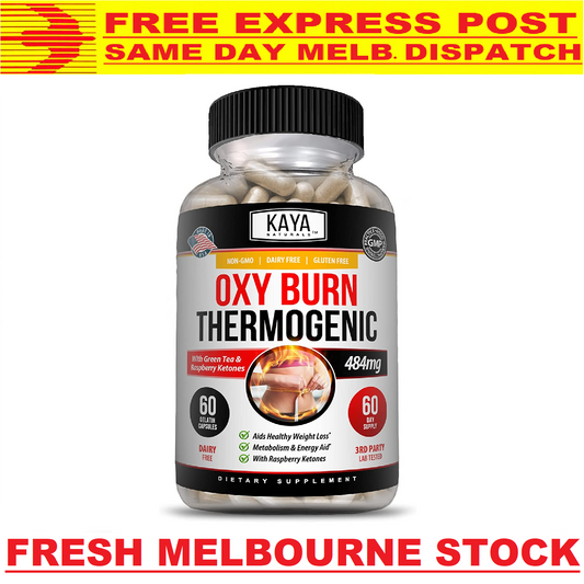 OXY BURN Thermogenic Fat Burner OxyXtreme OxyShred Lipo Diet Weight Loss 60 Caps