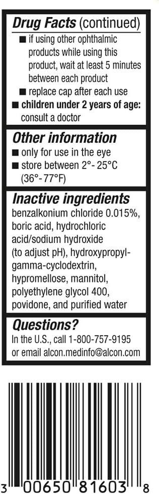 Pataday Once Daily Itch Allergy Eye Drops EXTRA STRENGTH Antihistamine 2.5mL 2PK