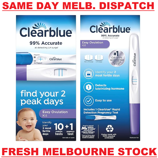 Clearblue Easy Ovulation Complete Kit - 10 Ovulation Tests + 1 Pregnancy Test