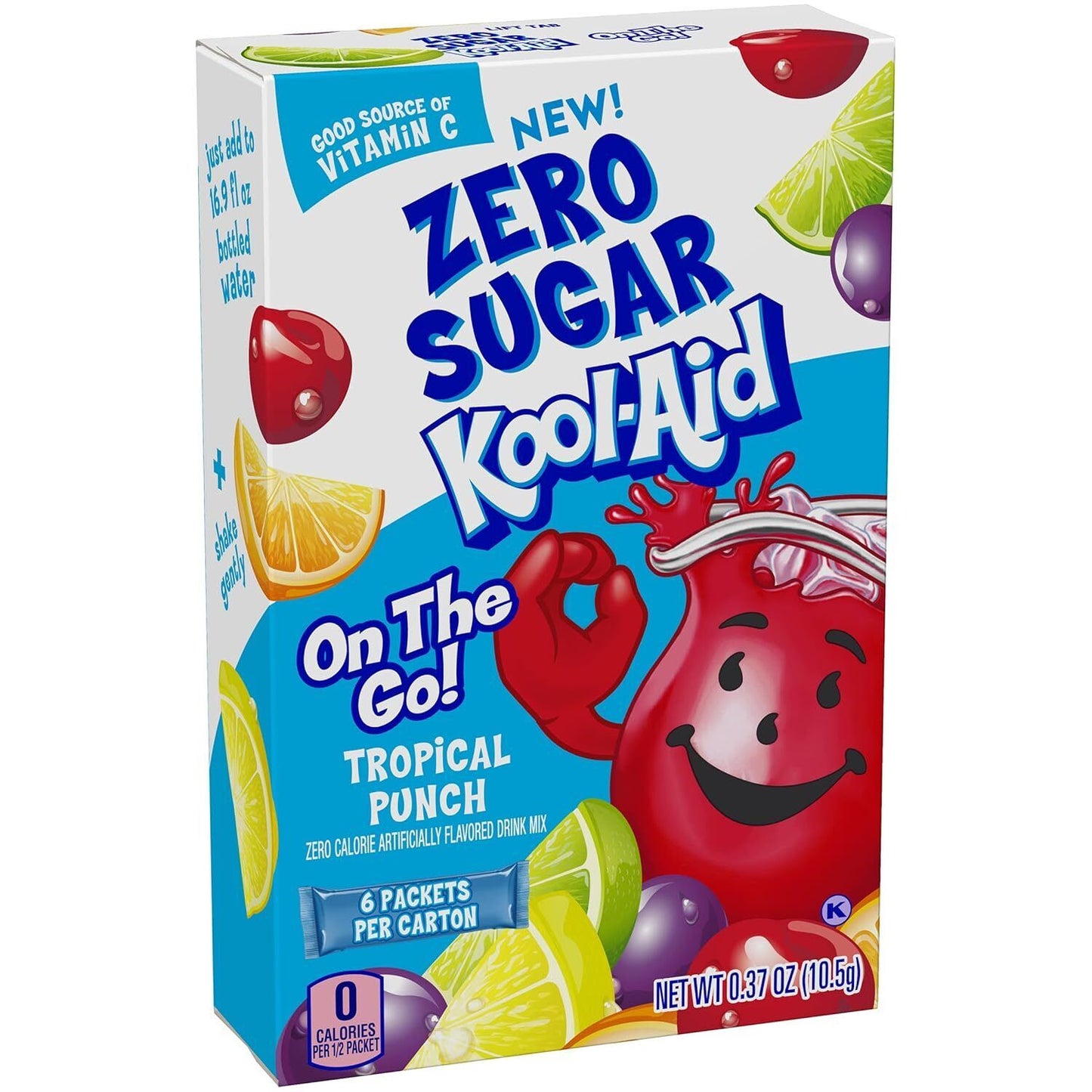 Kool Aid Drink Mix (sugar free powder) - 3 Flavour Choices - 6 Servings