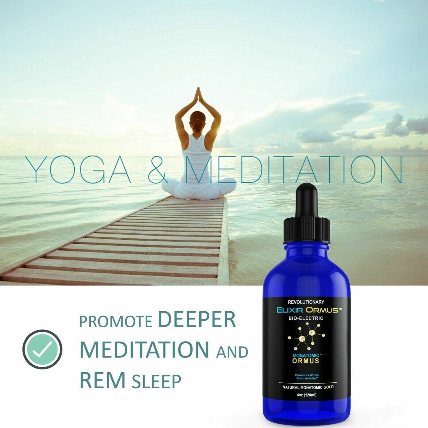 MONATOMIC GOLD ORMUS 120ML Manna DNA Repair HEIGHTENED AWARENESS LUCID DREAM