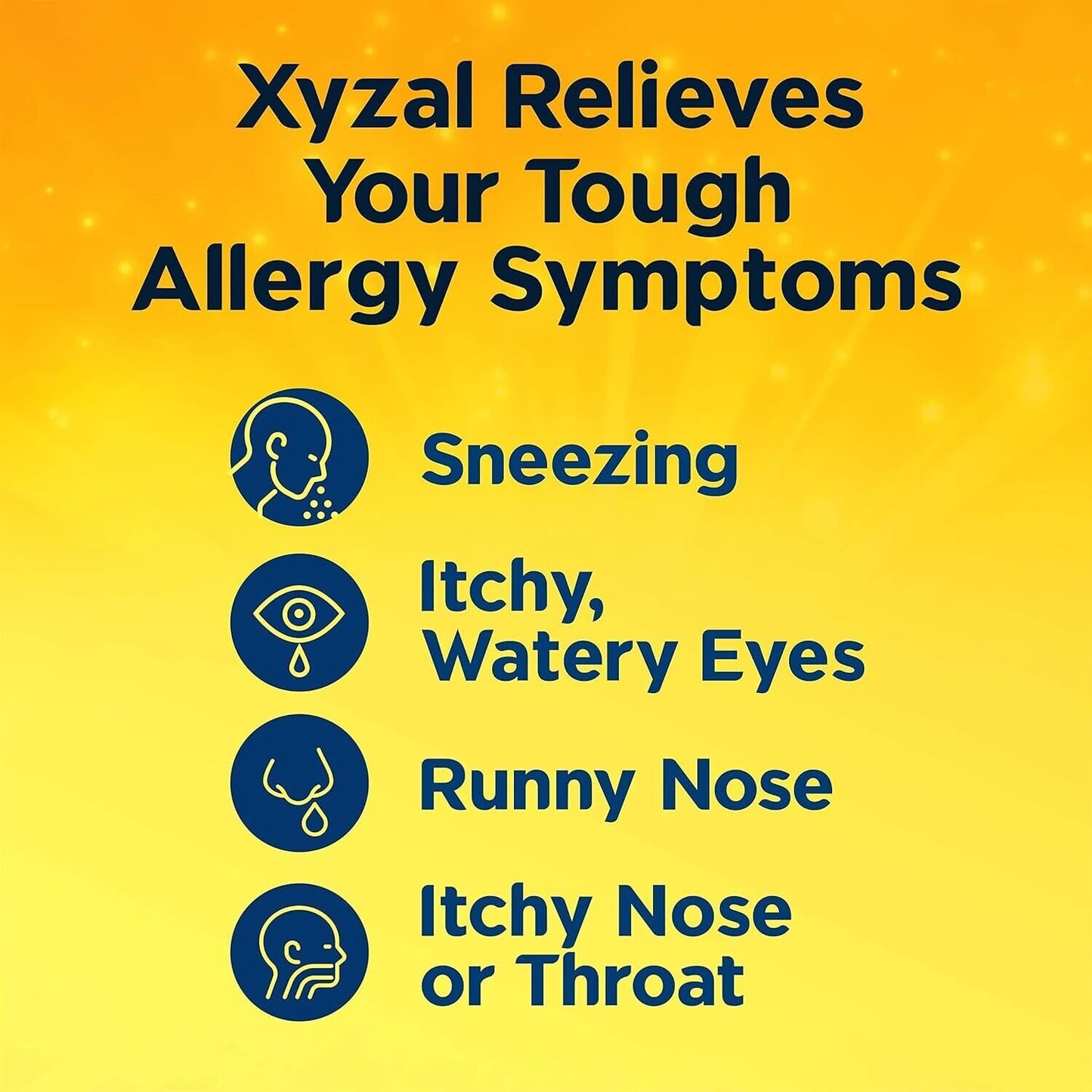 XYZAL ALLERGY 24HR RAPID HAYFEVER RELIEF CETIRIZINE 5MG - 35 TABLETS EXP. 04/25