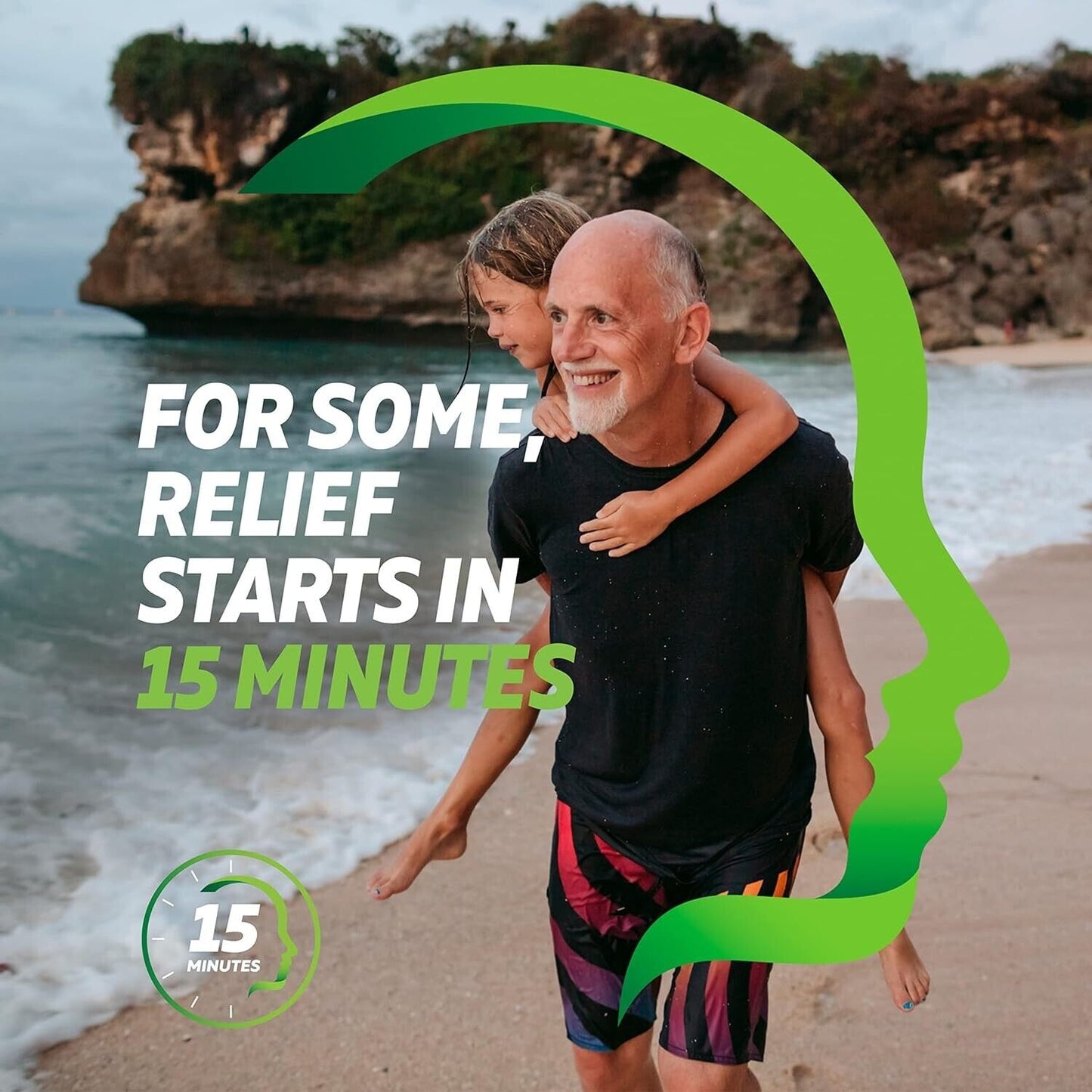 Excedrin EXTRA STRENGTH Coated Caplets 300 Caps Migraine Headache Pain Relief