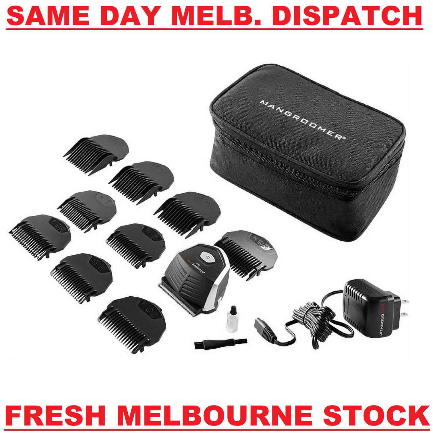 Mangroomer Ultimate Pro Self Haircut Kit Rechargeable Waterproof Clipper Trimmer