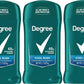Degree 48H Sweat & Odor Protection Antiperspirant Deodorant COOL RUSH 1/3/5 Pack